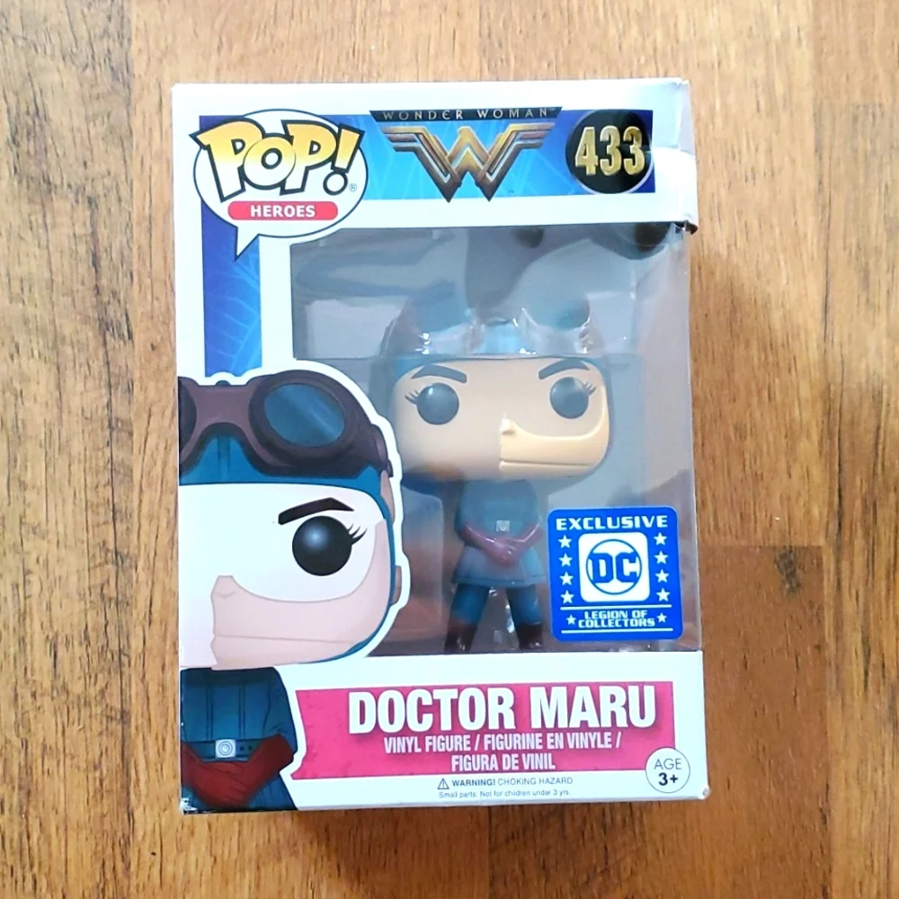 Funky Pop Doctor Maru Heroes x Wonder Woman Vinyl Character DC Legion of Collect